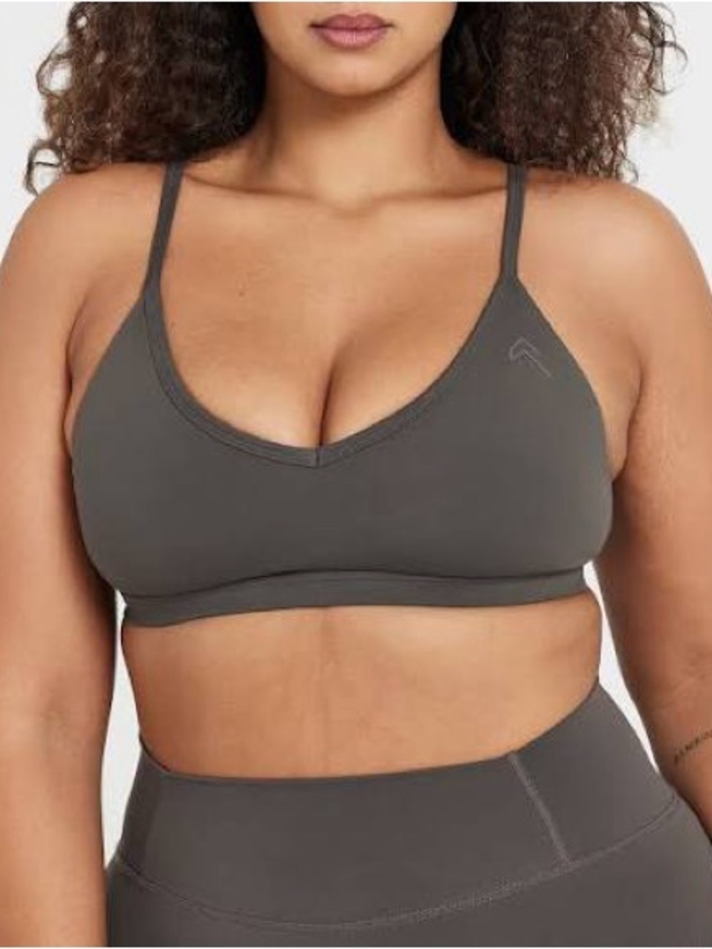 Oner Active Timeless Strappy Bra Size M Deep Taupe